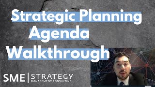 Strategic Planning Agenda Walkthrough