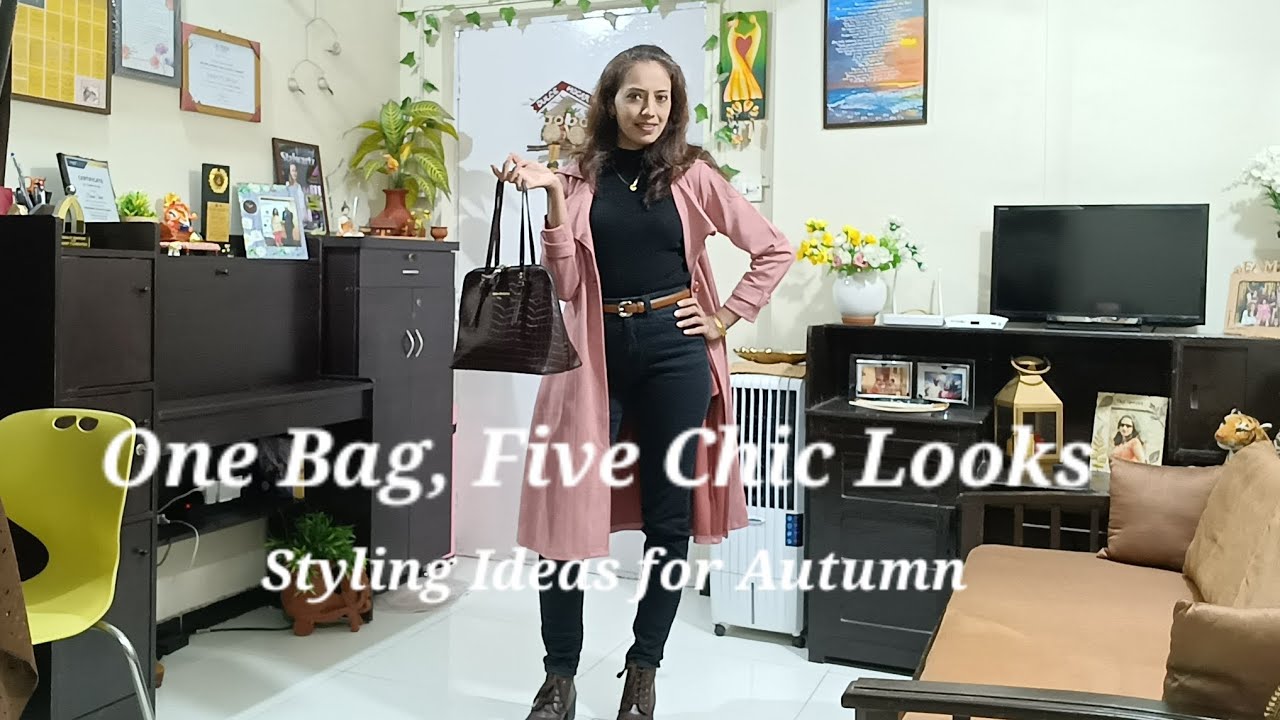1 Piece, 5 Looks | November Edit | Brown Leather Bag Styled for Chic Autumnal 🍂 Looks 