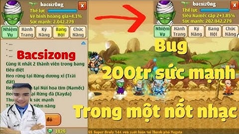 Tập 4 || Hướng Dẫn Bug Sức Mạnh Từ Ss Lên 200tr Sức Mạnh Trong 5 Phút (Troll) - Ngọc Rồng Online