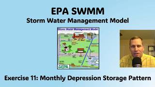 EPA SWMM Exercise 11 - Monthly Depression Storage Pattern
