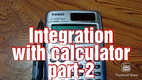 Integration with calculator part -2 //anti-derivative with calculator for ioe,Ku,pu