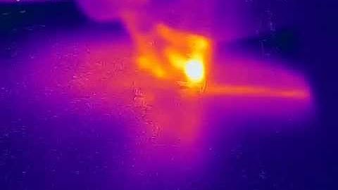 3D Printer viewed with FLIR Thermal Imaging Camera