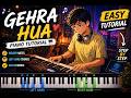 Gehra Hua Piano Tutorial 🎹 | Easy Step-by-Step (Hindi Song)