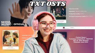 TXT OSTs | &#39;Can&#39;t Stop&#39; + &#39;Surfing In The Moonlight&#39; + &#39;Boyfriend&#39; + &#39;Perfect Storm&#39; | Reaction