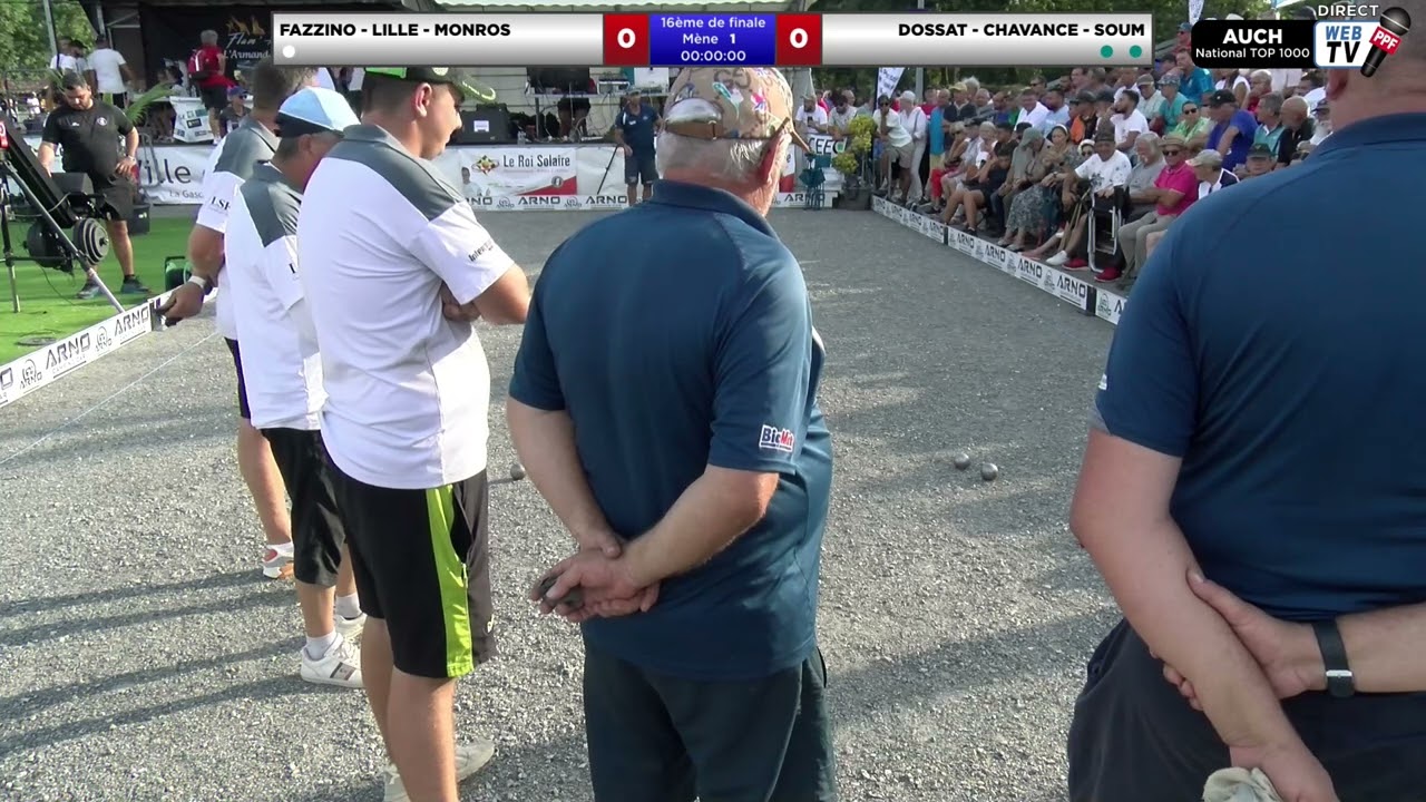 Miniature : PPF Tour 2024 Auch National TOP 1000 32ème de Finale Equipe FAZZINO contre Equipe DOSSAT