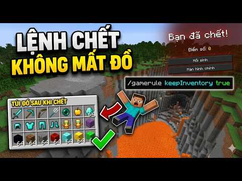 Video Lệnh chết không mất đồ trong minecraft [Minecraft How... - youtube