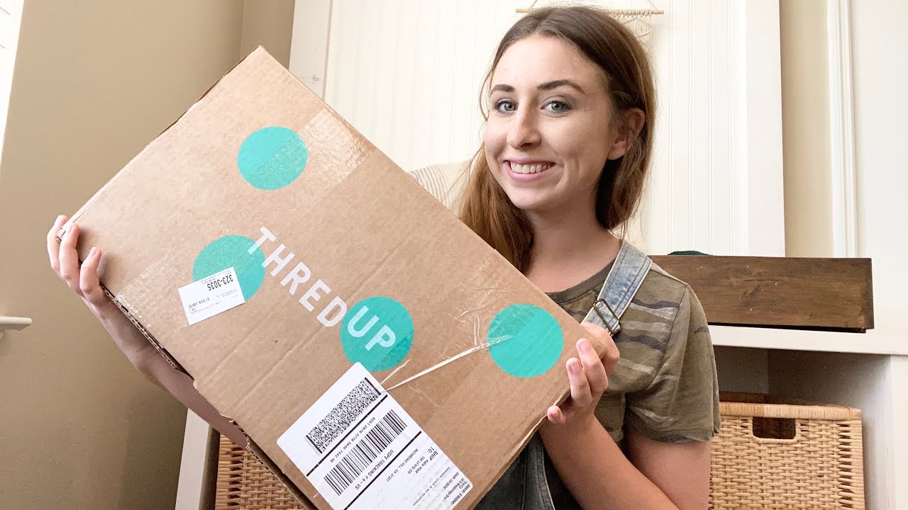 Thred Up DIY T-Shirt Rescue box unboxing - YouTube