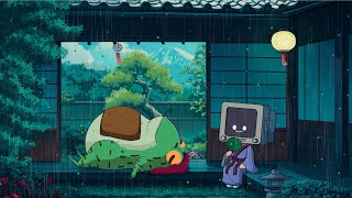 A calm and peaceful rainy day  calm your anxiety, relaxing music [chill lofi hip hop beats]