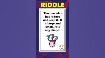 Riddles | riddles with answers | riddles in english | Riddle Bell |  #logicriddles #brainteasers