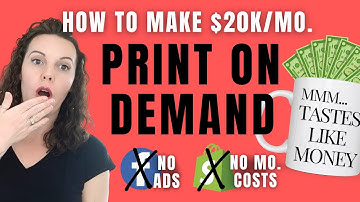 How To Start Print on Demand for FREE in 10 Mins- NO SHOPIFY & NO ADS!