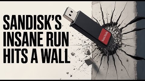 Sandisk’s Insane Run Hits a Wall 🤯