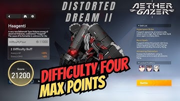 [Aether Gazer] Distorted Dream II - Haagenti (Max Points) #Week43