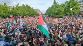 Demonstration in support of Palestine in Paris
