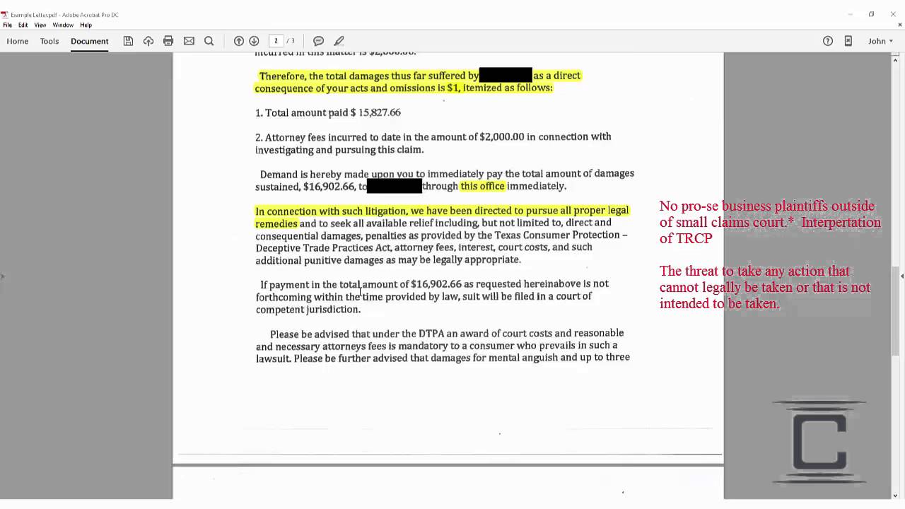 austin business attorney demand letter the coonley firm youtube attorney demand letter