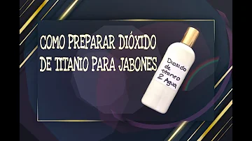 Como dissolver o dióxido de titânio?