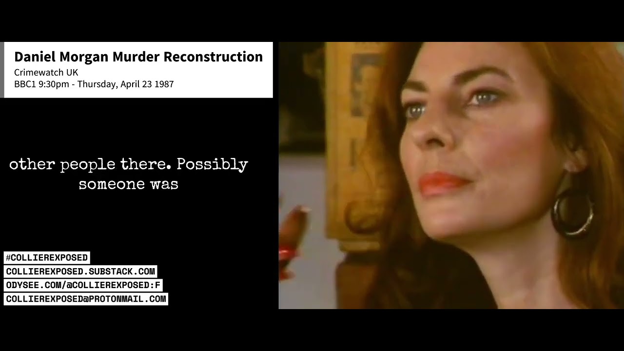 Daniel Morgan crimewatch murder reconstruction