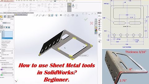 Create a 3D Model of a Bracket | Beginner