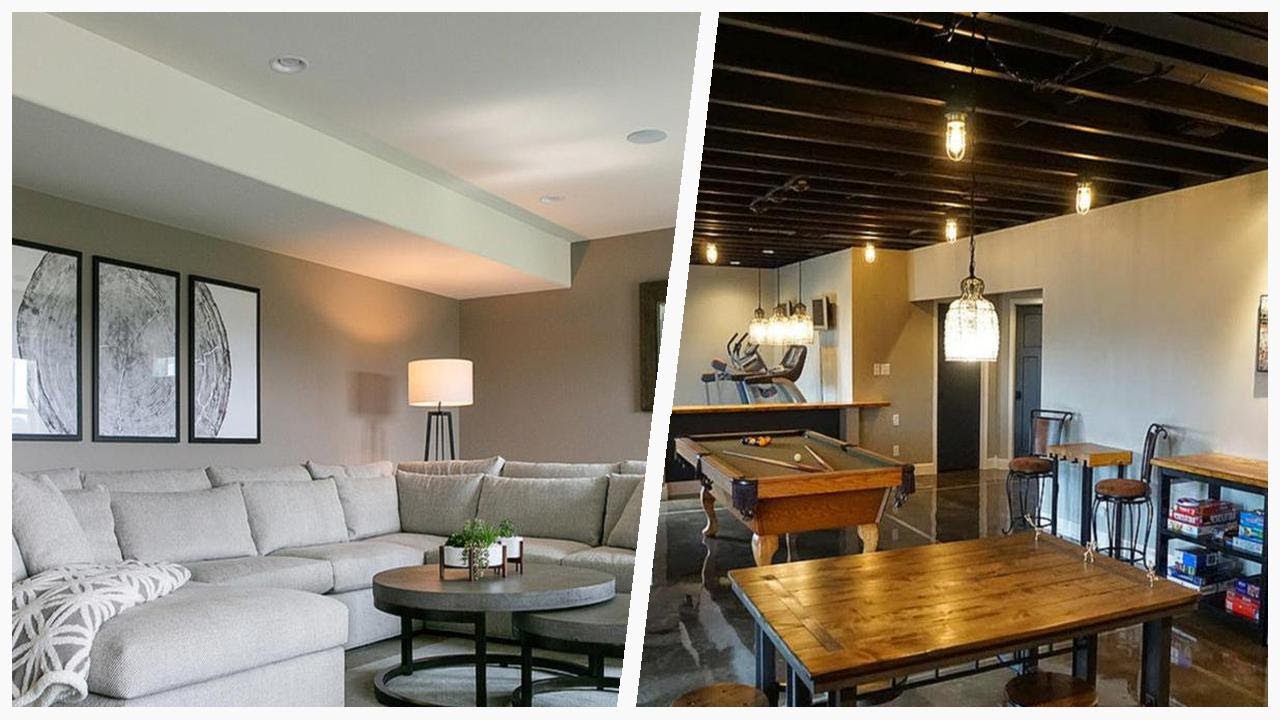 Stylish Black and Gray Basement Décor Ideas | Designer CheatSheet