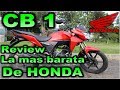 Prueba HONDA CB1 110 CC |Review en Español con Blitz Rider