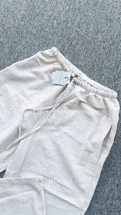 Cakeep bangeet ini celananya 😘😍#celanalinen #celanacewek #celanakulotmurah #pantslinen