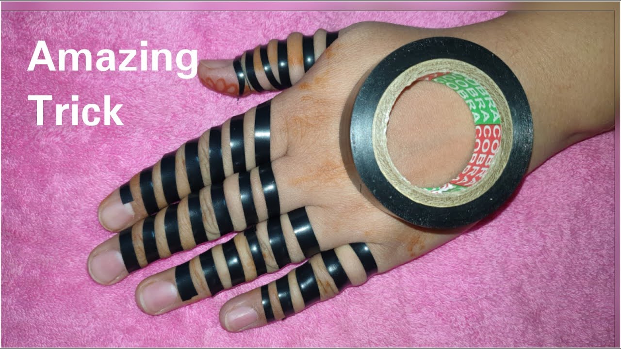 most easy beautiful mehndi with cello tape amazing trick world henna