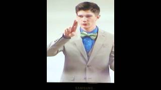 Kyle's first ASL assignment