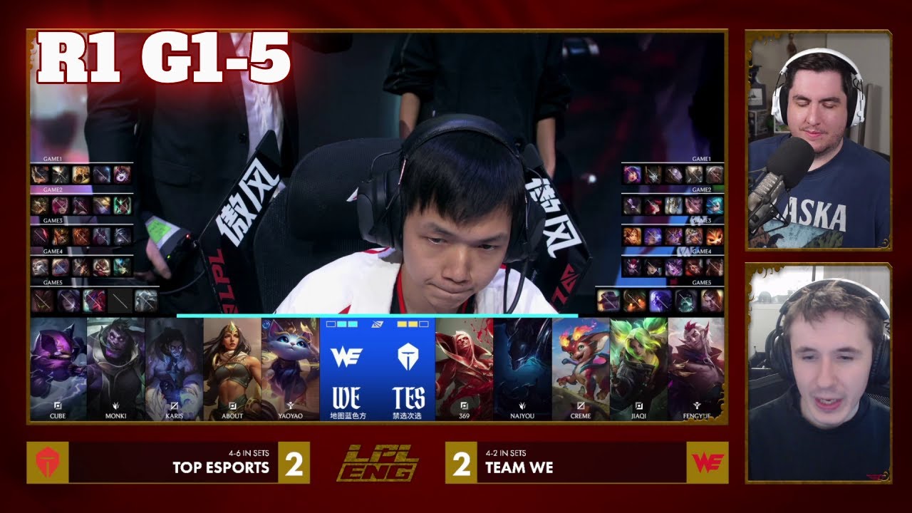 WE vs TES - Game 5 | Play-In Round 1 S16 LPL Winter Playoffs 2026 | Team WE vs Top Esports G5 full