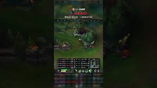 (SGE ZaZee) Akali SOLO KILLS Renekton | EUW Grandmaster Patch 26.10 #shorts