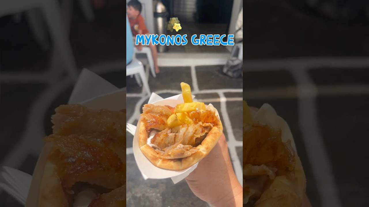 Everything I ate in Mykonos, Greece 🇬🇷