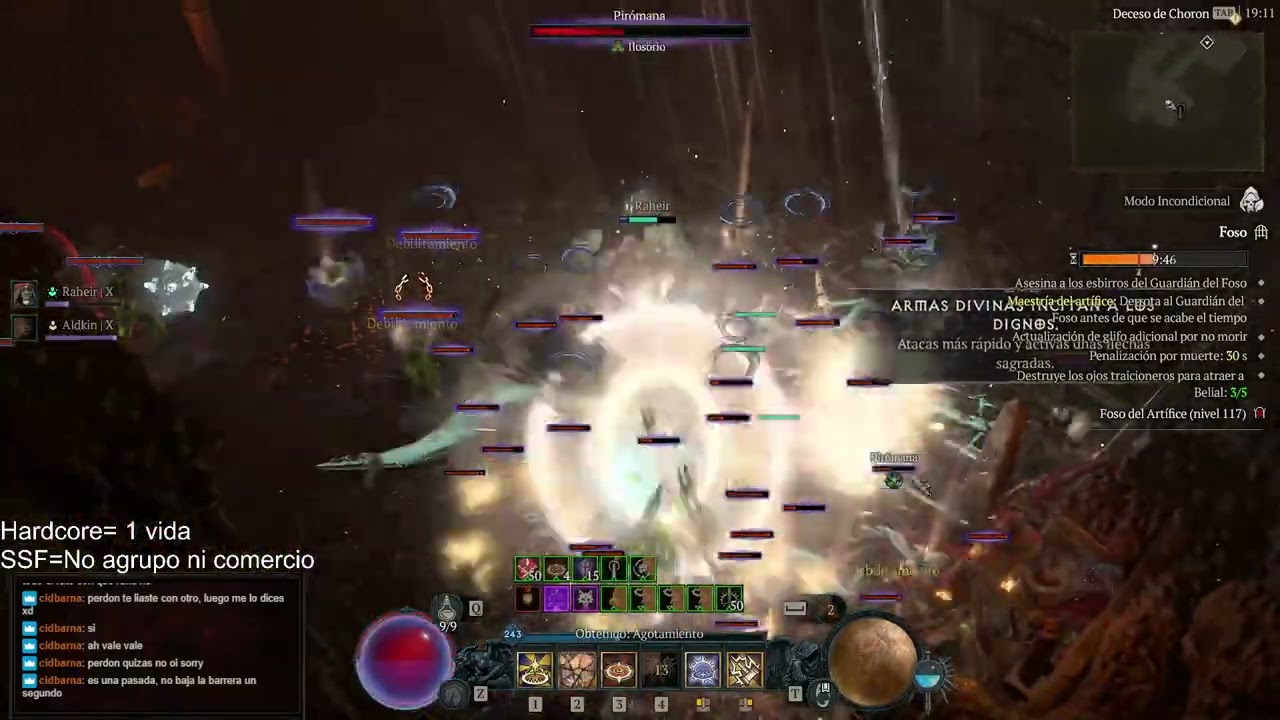 Paladín Solo Hardcore vs Foso 117 Temporada 11