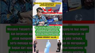 Download Lagu LEPAS 1.500 PESERTA MAGANG ‼️INILAH PESAN MENAKER #shortvideo #ytshorts #news MP3