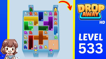 Drop Away Level 533 Solution Walkthrough