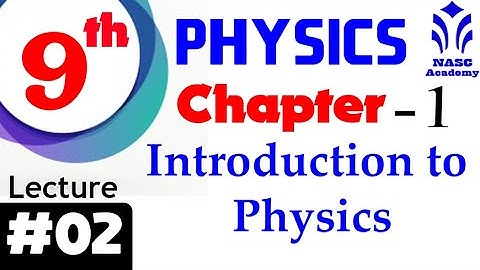 Introduction to Physics | Chapter # 1  | Physics Class 9th |  Lecture # 2