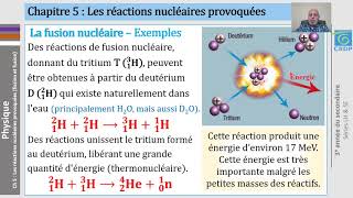 Physique Les Reactions Nucleaires Provoquees Fission Fusion Youtube