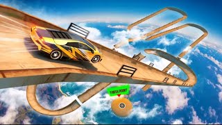 Mega Ramp Car Stunt 3d - unlimited Car Driving Challenges Android Gameplay # Impossible Curve Track screenshot 2