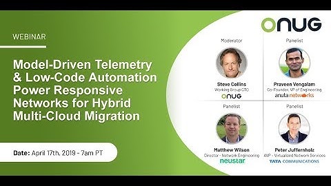 Webinar: Model-Driven Telemetry and Low-Code Automation Power Responsive Networks
