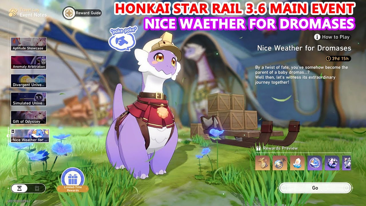 Honkai Star Rail 3.6 Main Event : Nice Waether for Dromases Gameplay Guide