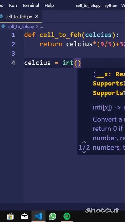 Python program to convert Temperature from celcius to Fahrenheit.#codm# ...