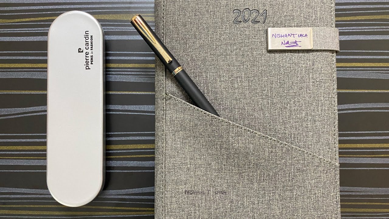 Pierre Cardin Golden eye fountain pen Unboxing & Review YouTube