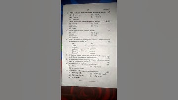 class 7th of English  annual exam 2022-2023