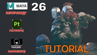 Stylized  Texturing Character - ( Part 26 - Creating Hair Card - 6 )