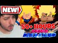 I spent 50 hours on the new dragon ball z update in anime last stand roblox