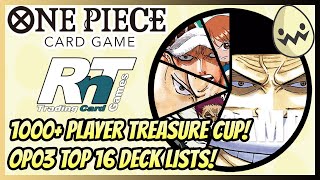 One Piece Card Game: Raid'n'Trade's 1000+ Player OP03 Treasure Cup Top 16 Decks!