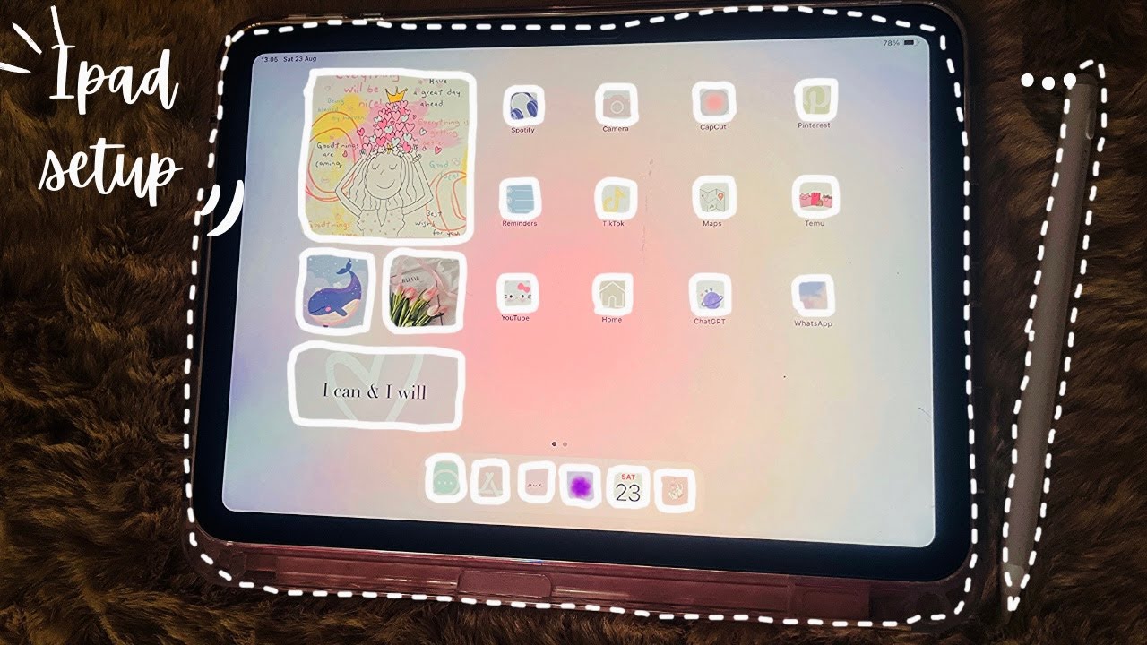 How to customize your ipad🎀 | Aesthetic widgets , app icons | #ipad# ...