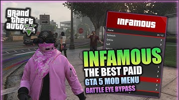 How To Install INFAMOUS Mod Menu in GTA 5 (Enhanced & Legacy) + Battleye Bypass