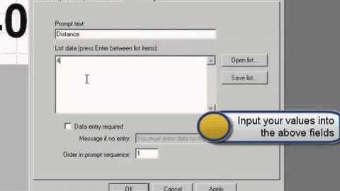 Brady MarkWare Software Text Lists