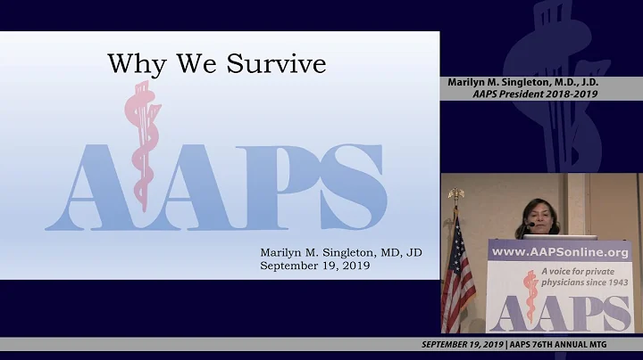 Why We Survive - Welcome Message from Marilyn M. S...