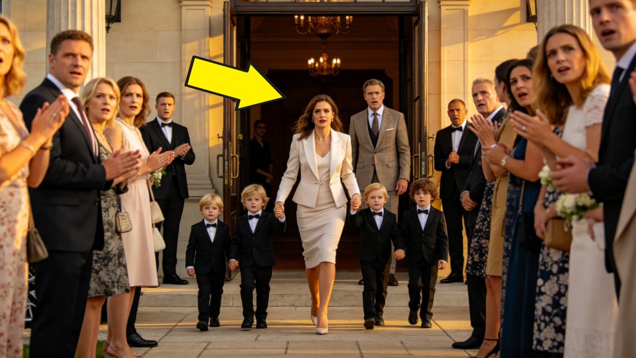 Millionär heiratet neu – plötzlich kommt seine Ex mit Vierlingen in einer Limousine