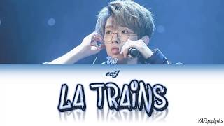 Video thumbnail of "eaJ (Jae Day6) - LA TRAINS color coded lyrics"