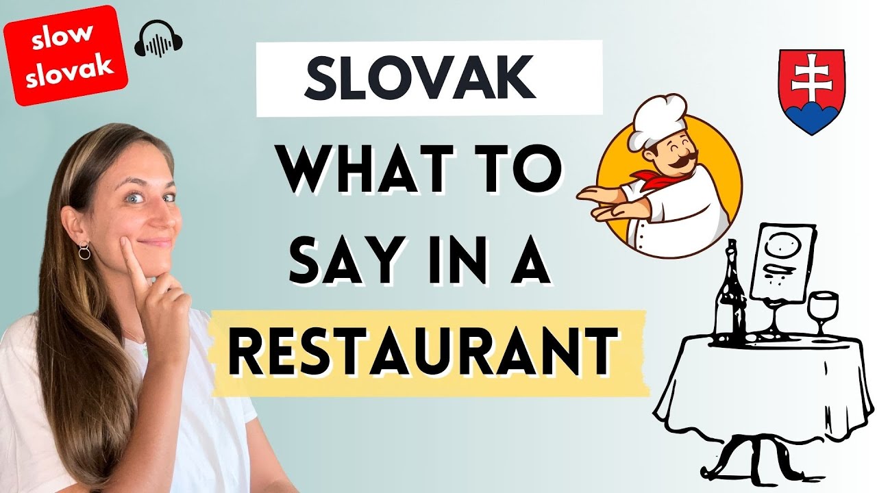 In a Restaurant 👨🏻‍🍳 (SLOW Slovak)